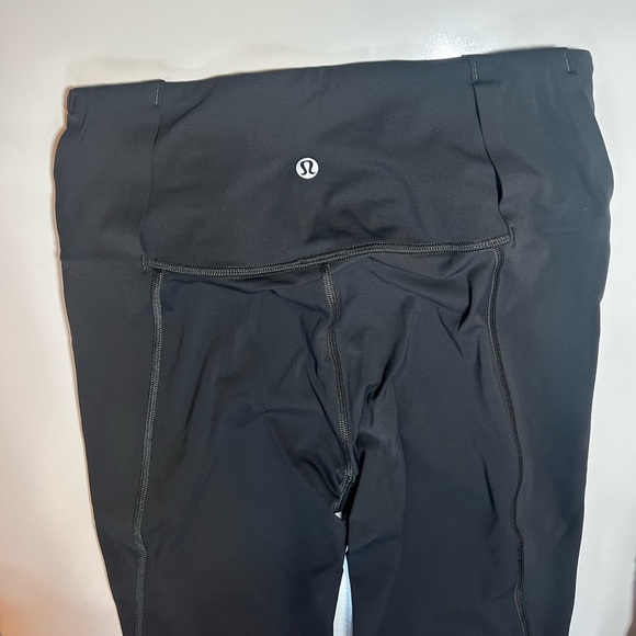 Lululemon Black-Gray Caprice Athletic Leggings size 6 🏋️‍♀️🏋️‍♀️🏋️‍♀️ (F) - Picture 6 of 8
